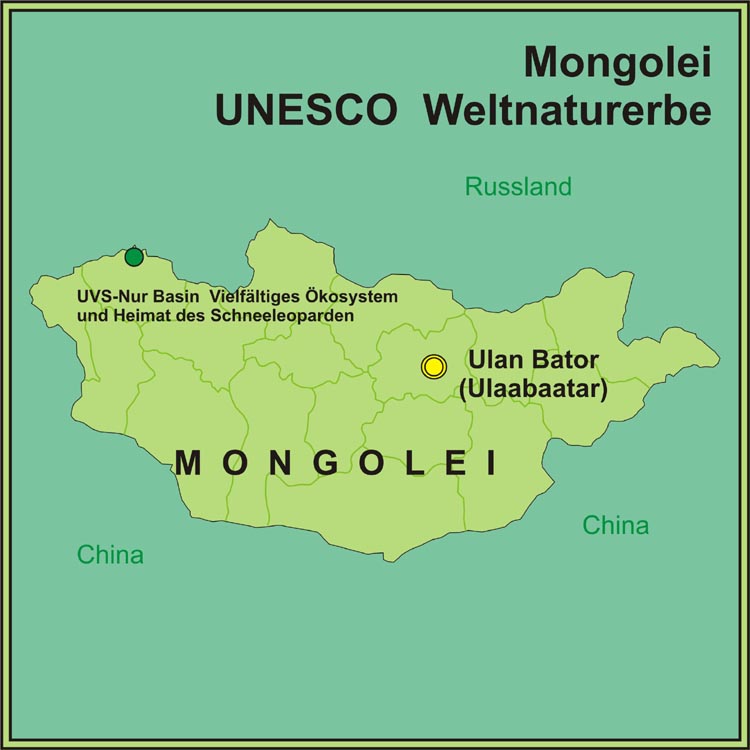 UNESCO-Weltnaturerbe in der Mongolei